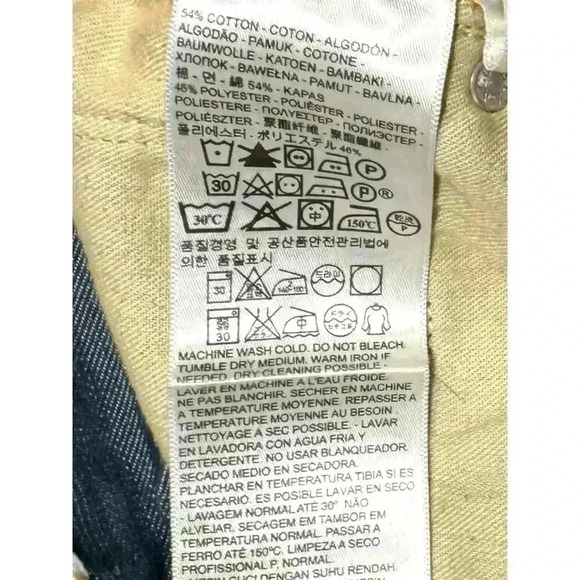 Vintage Levis 514 Jeans Mens 31 x 32 Straight Fit Medium Wash Blue Grunge Skater - Picture 12 of 15